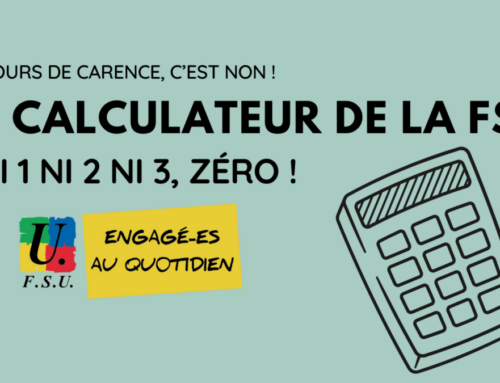 Ni 1, ni 2, ni 3 ! Zéro jour de carence !