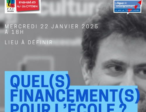 Débat : quel(s) financement(s) pour l’école ?