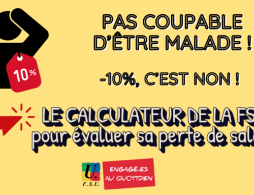 Calculateur – 10% pour arrêt maladie, c’est non